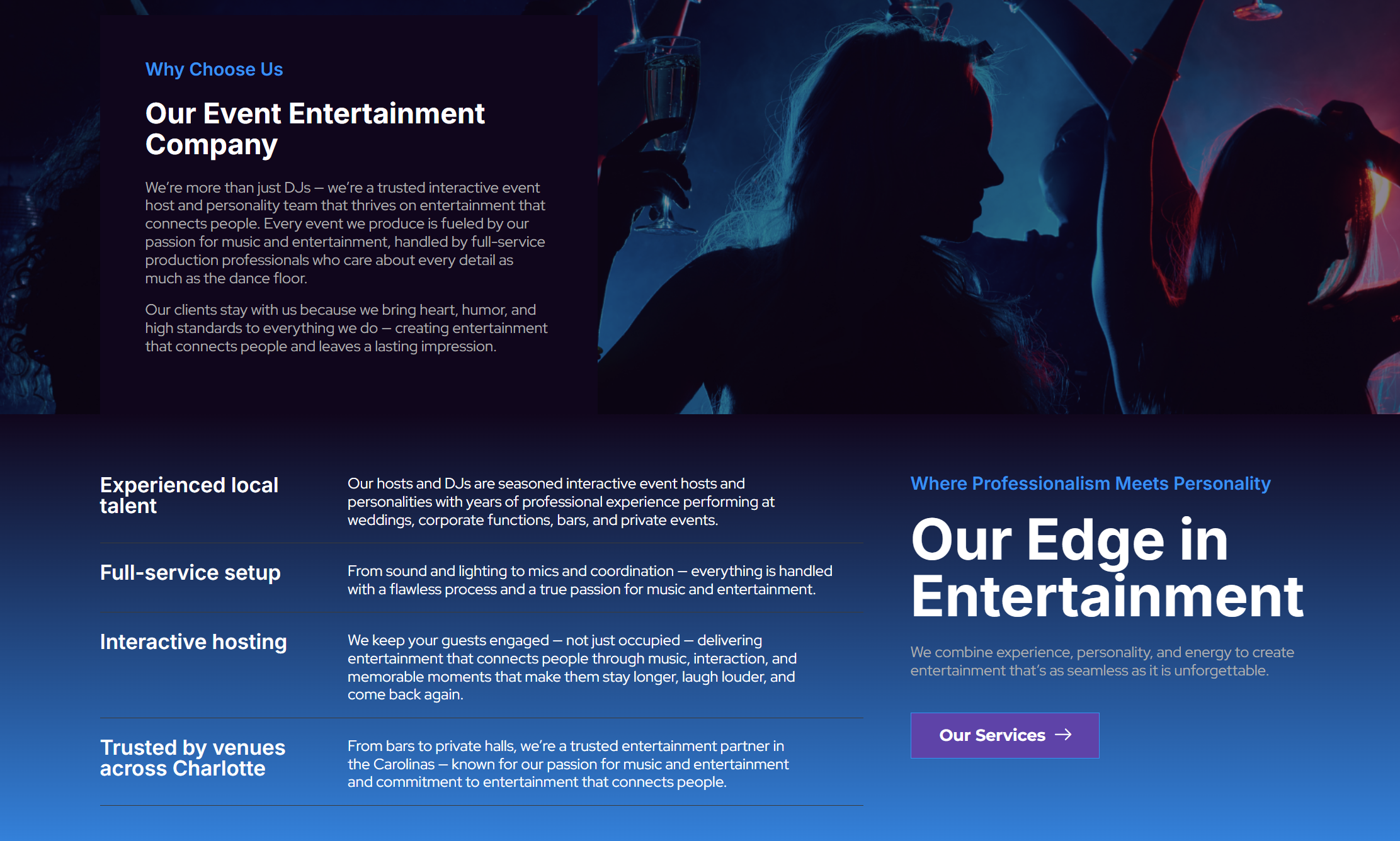 big pop website sample
